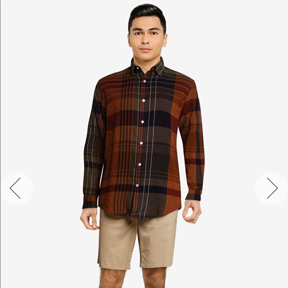Untucked Slim-Fit Double-Weave‎ Shirt - Picture 1 of 4